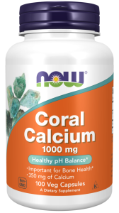 NOW Foods Coral Calcium 1000 mg Veg Caps Wapń koralowy