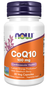 NOW Foods CoQ10 100 mg with Hawthorn Berry Veg Głóg