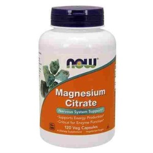 NOW Foods Cytrynian Magnezu 400mg 120kaps