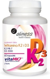 ALINESS WITAMINA K2 MK7 100mcg + D3 2000iu