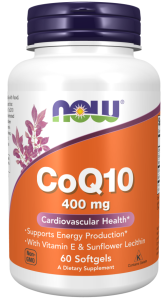 NOW Foods CoQ10 400 mg Softgels 60