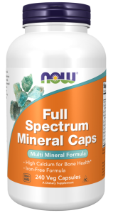NOW Foods Full Spectrum Minerals – 240 kaps Minerały