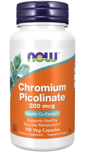 NOW Foods Chrom 200mcg 100kap