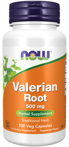 NOW Foods Valerian Root 500 mg Veg Waleriana