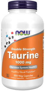 NOW Foods TAURINE - Tauryna - 1000mg  250kaps