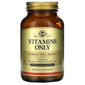 Solgar, Vitamins Only, 90 Vegetable Caps