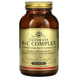 Solgar, Ultimate B+C Complex, 90 Tab