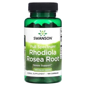 Swanson, Full Spectrum Rhodiola Rosea Root, 400 mg, 100 Caps