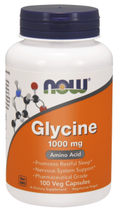 NOW Foods Glicyna 1000 mg – 100 kapsułek