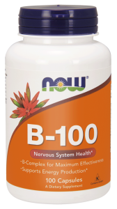 NOW Foods B-100 Kompleks witamin B – 100 kapsułek