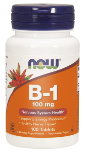 NOW Foods B-1 100 mg – witamina B1