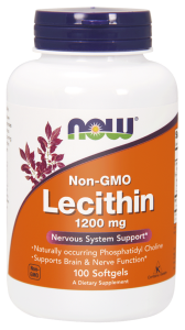 NOW Foods Lecytyna (bez GMO) 1200 mg – 200 kap