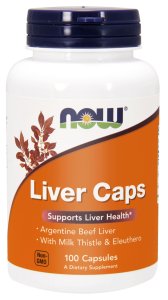 NOW Foods Liver Caps – wsparcie wątroby – 100 kaps 