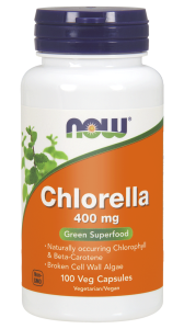 NOW Foods Chlorella 400 mg – 100 kaps