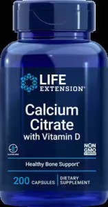 Life Extension Calcium Citrate with Vitamin D cytrynian wapnia D3