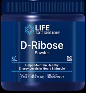 Life Extension D-Ribose Powder - 150 grams ryboza