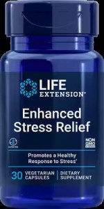 Life Extension Enhanced Stress Relief - 30 vcaps l-teanina lemon balm