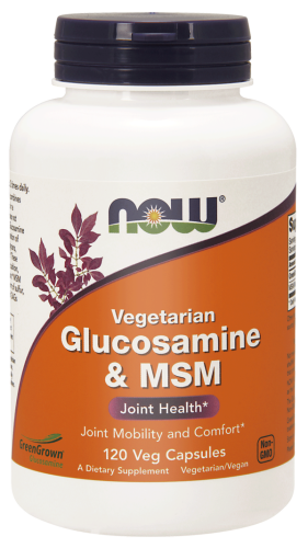 NOW Foods Glucosamine & MSM VEGEglukozamina + MSM – 120 kaps