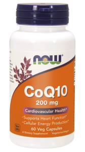 NOW Foods CoQ10 200 mg – Koenzym Q10– 60 kaps