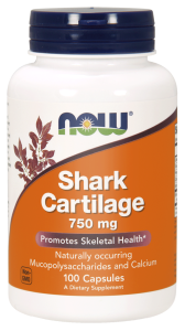 NOW Foods „Chrząstka rekina” 750 mg – 100 kaps Shark