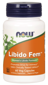  NOW Foods Libido Fem™ – 60 kaps Kozieradka Maca-