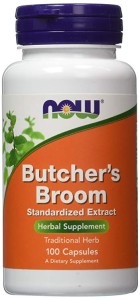 NOW Foods Butchers Broom – Ruszczyk kolczasty – 100 kap