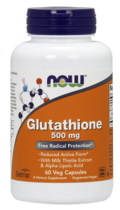 NOW Foods Glutathione 500 mg – 30 kaps L-Glutation (1)