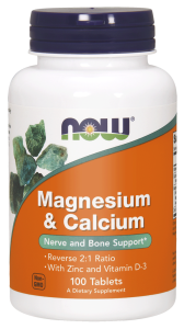 NOW Foods Magnez & Wapń + D3 + Cynk – 250 tab