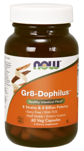 NOW Foods Gr8 Dophilus™ – Probiotyk 8 szczepów – 60 kaps