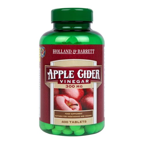 Holland & Barrett Apple Cider Vinegar 400 Tablets 300mg 