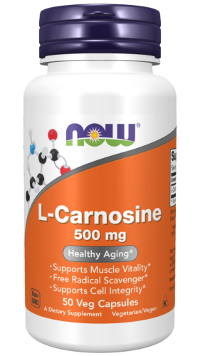 NOW Foods L-Carnosine 500 mg Veg Caps Karnozyna