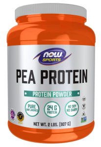 NOW Foods Pea Protein, Pure Unflavored Powder Białko grochu