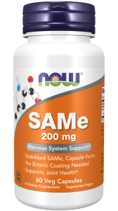 NOW Foods SAMe 200 mg Veg Caps