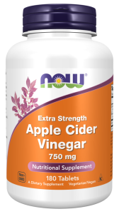NOW Foods Apple Cider Vinegar, Extra Strength 750 mg Ocet jabłkowy