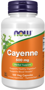 NOW Foods Cayenne 500 mg Veg Caps