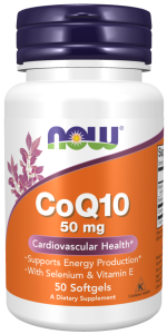 NOW Foods CoQ10 50 mg + selen + witamina e