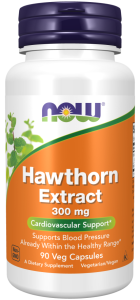 NOW Foods Hawthorn Extract 300 mg Veg Głóg