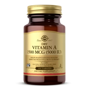 Solgar DRY VITAMIN A 1500 MCG (5000 IU) Witamina A