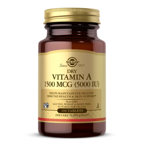 Solgar DRY VITAMIN A 1500 MCG (5000 IU) Witamina A