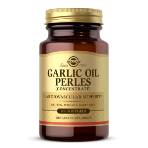 Solgar GARLIC OIL PERLES SOFTGELS Olej czosnkowy Czosnek