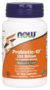  NOW Foods Probiotic-10™ 100 mld – 30 kaps 