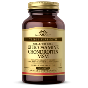 Solgar GLUCOSAMINE CHONDROITIN MSM Glukozamina Chondroityna