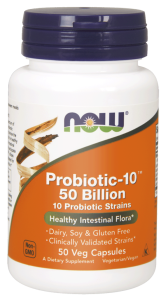 NOW Foods Probiotic-10® 50 miliardów jednostek – 50 kaps