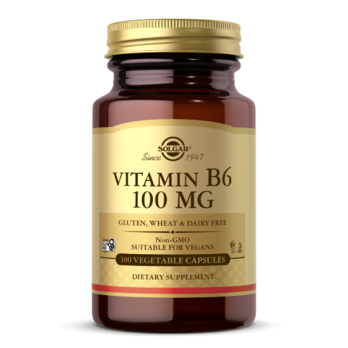 Solgar VITAMIN B6 100 MG VEGE Witamina B-6 100kaps