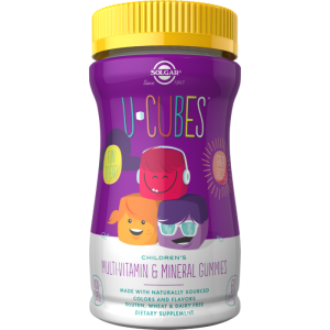 SOLGAR U-CUBES MULTIVITAMIN AND MINERALS GUMMIES 60 Multiwitaminy