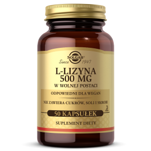 Solgar L-Lizyna 500 mg - 50 kaps