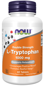 NOW Foods L-Tryptophan 1000 mg – L-tryptofan – 60 tab