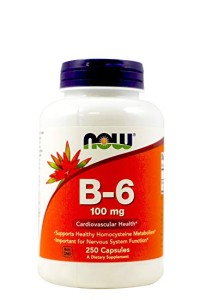 NOW Foods witamina B6 100mg – 250 kapsułek 