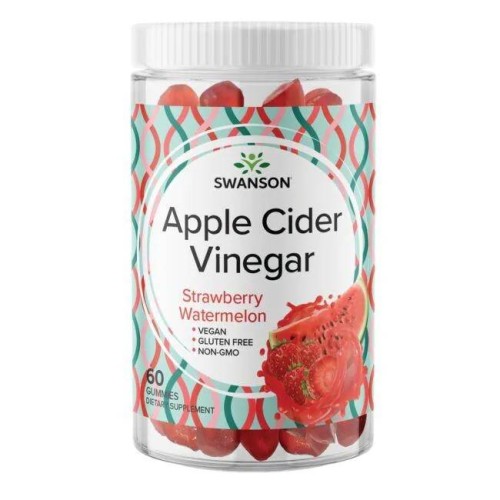 Swanson Apple Cider Vinegar żelki truskawka arbuz ocet jabłkowy