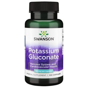 Swanson Glukonian potasu - 100kaps